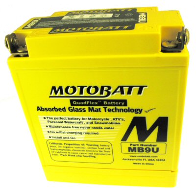MotoBatt Quadflex Battery 12v 9ah
